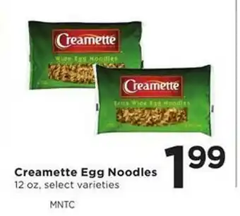 Cub Foods Creamette egg noodles offer