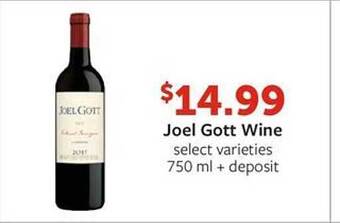 Fareway Joel gott wine offer