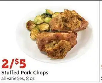 Fareway Stuffed pork chops offer