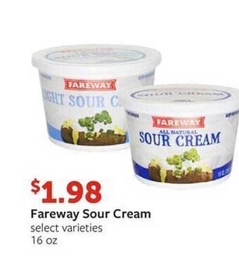 Fareway Fareway sour cream offer