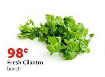 Fareway Fresh cilantro offer