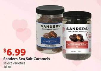 Fareway Sanders sea salt caramels offer