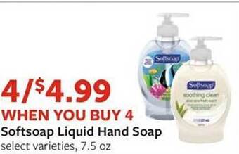Fareway Softsoap liquid hand soap offer
