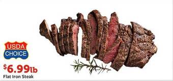 Fareway Flat iron steak offer