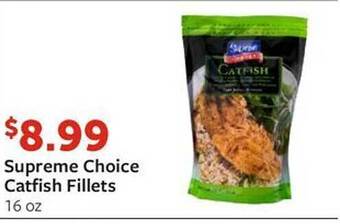 Fareway Supreme choice catfish fillets offer