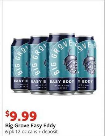 Fareway Big grove easy eddy offer