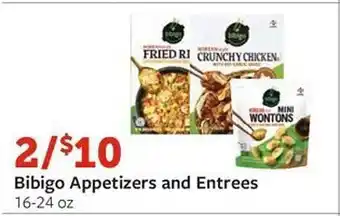 Fareway Bibigo appetizers and entrees offer
