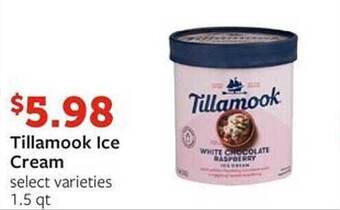Fareway Tillamook ice cream offer