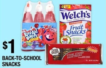 Dollar Tree Back-To-School Snacks offer
