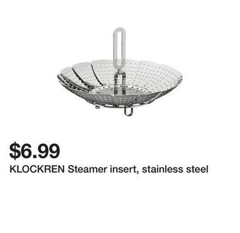 Ikea Klockren steamer insert, stainless steel offer