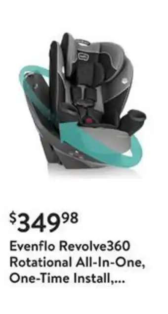 Walmart Evenflo Revolve 360 Rotational All-In-One, One-Time Install... offer