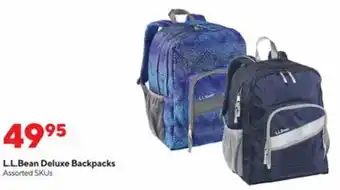 Staples LL.Bean Deluxe Backpacks offer