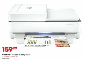 Staples HP Envy 6455e All-In-One Printer offer