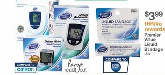 Kinney Drugs Premier value liquid bandage offer
