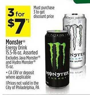 Dollar General Monster energy drink offer