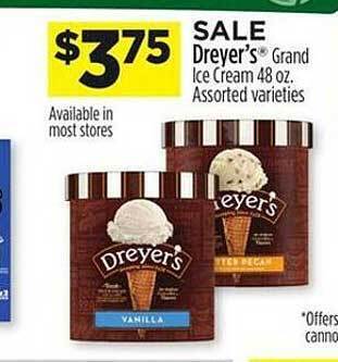 Dollar General Dreyer's grand ice cream offer