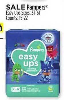 Dollar General Pampers easy ups offer