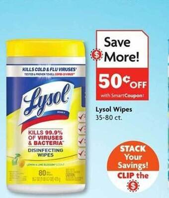 Family Dollar Lysol wipes offer