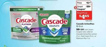 Family Dollar Cascade action pacs offer