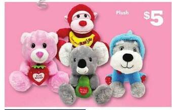 Family Dollar Plush offer
