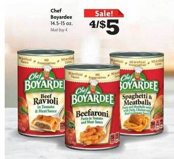 Family Dollar Chef boyardee offer