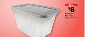 Family Dollar Snap lock lid tote offer