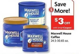Family Dollar Maxwell house coffee offer