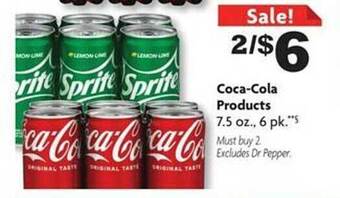 Family Dollar Coca-cola products offer