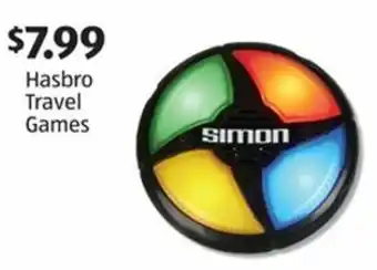 Aldi Hasbro travel Games offer