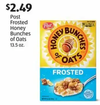 Aldi Frosted Honey Bunches of Oats 13.5 oz offer