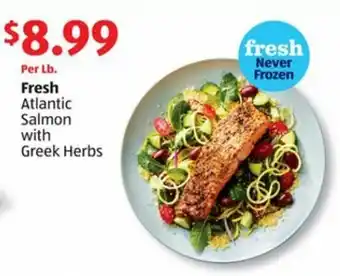 Aldi Fresh Atlantic Salmon With Greet Herbs offer