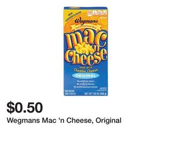 Wegmans Wegmans mac 'n cheese, original offer