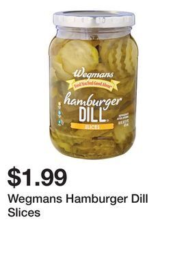 Wegmans Wegmans hamburger dill slices offer