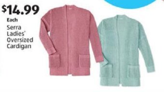 Aldi Serra Ladies' Oversized Cardigan offer
