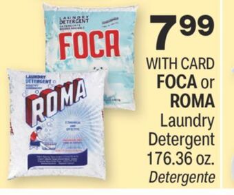 CVS Foca or roma laundry detergent 176.36 oz. offer