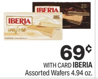 CVS Iberia assorted wafers 4.94 oz. offer