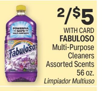 CVS Fabuloso multi-purpose cleaners assorted scents 56 oz. offer