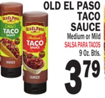 Bravo Supermarkets Old el paso taco sauce offer