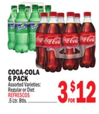 Bravo Supermarkets Coca-cola 6 pack offer