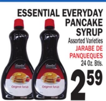 Bravo Supermarkets Essential everyday pancake syrup offer