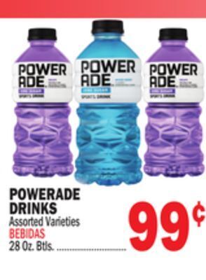 Bravo Supermarkets Powerade drinks offer