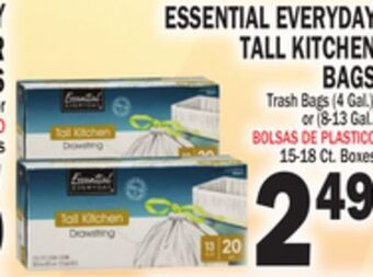 Bravo Supermarkets Essential everyday tall kitchen bags offer