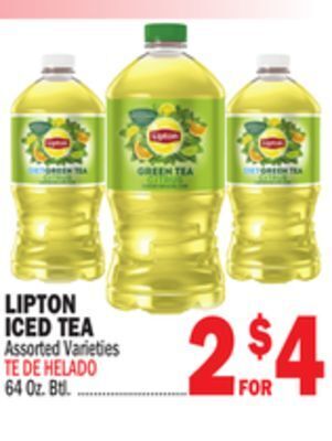 Bravo Supermarkets Lipton iced tea offer