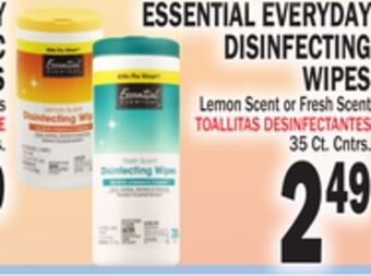 Bravo Supermarkets Essential everyday disinfecting wipes offer