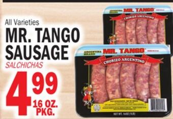 Bravo Supermarkets Mr. tango sausage offer