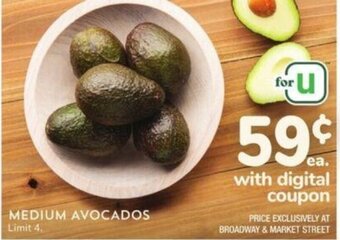 Albertsons Medium Avocados offer