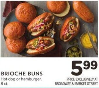Albertsons Brioche Buns 8 ct offer