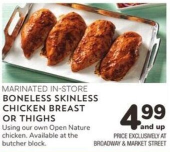 Albertsons Boneless Skinless Chicken Breast or Thighs offer