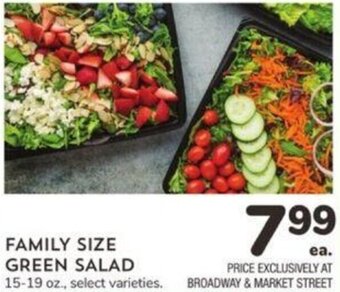 Albertsons Family Size Green Salad 15-19 oz offer