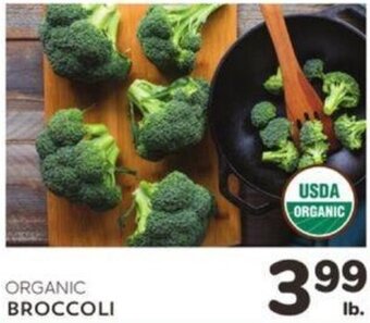Albertsons Organic Broccoli offer